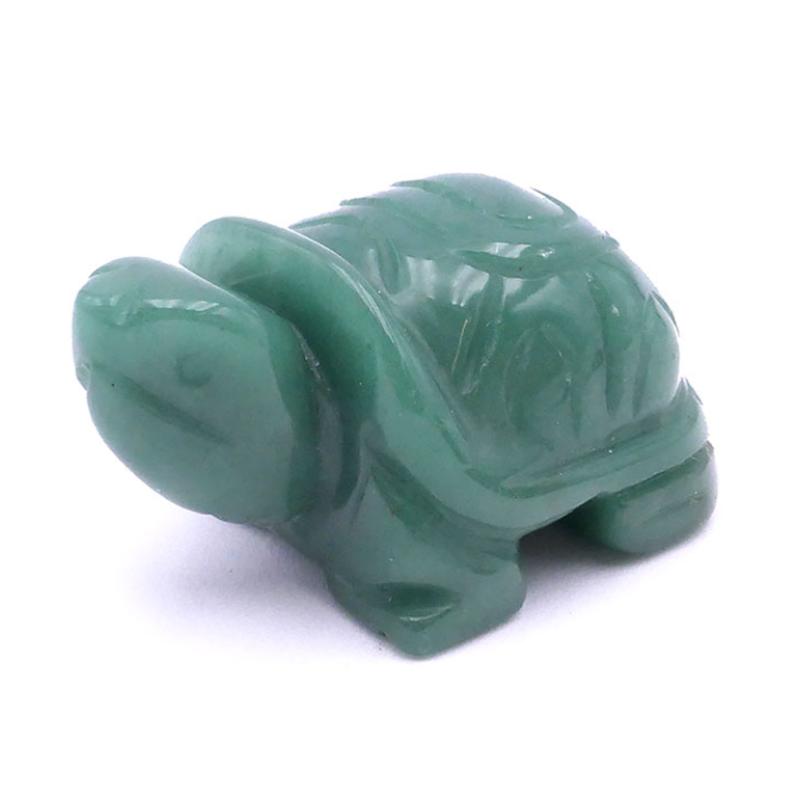 Tortue aventurine verte Brésil A 50mm - La Boite à Cailloux