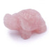 Tortue quartz rose Brésil A 50mm - La Boite à Cailloux