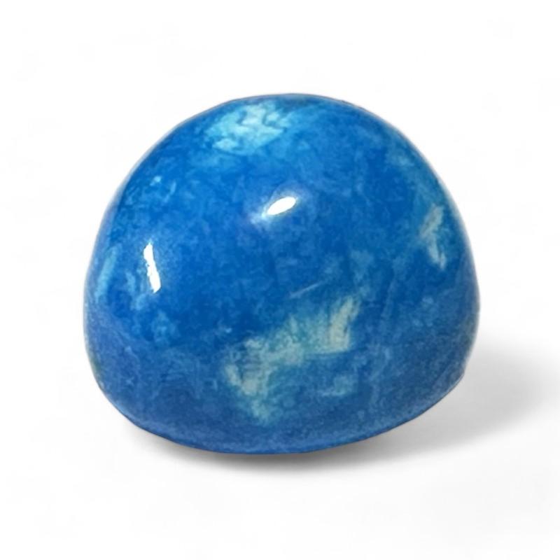 Turquenite ou howlite teintée Chine A (pierre roulée) - La Boite à Cailloux